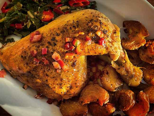 Muslos de Pollo Braseados